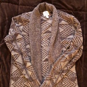 Brown Cardigan Sweater